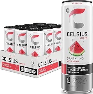 Celsius Sparkling Watermelon, Sugar Free Energy Drink