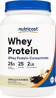 Nutricost Whey Protein Concentrate (Vanilla) 2LBS