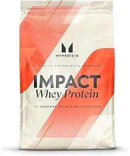 Myprotein Impact Whey Protein Powder, 5.5 Lbs (100 Servings) Vanilla Ice Cream, 22g Protein & 5g BCAA Per Serving, Protein Shake for Superior Performance, Muscle Strength & Recovery, Gluten Free