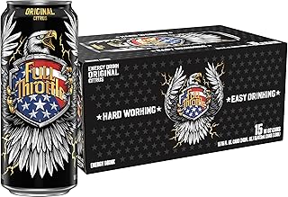 Full Throttle Citrus: Hard-Working Energy Drink. 16 Fl oz | Pack of 15