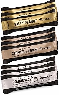 Barebells Protein Bars Variety Pack, 9 Count, Cup, Straw Set by FlexFinity | Includes 3 Salty Peanut, 3 Caramel Cashew & 3 Cookies & Cream Bars, Plus Reusable Cup, Straw & Stirrer
