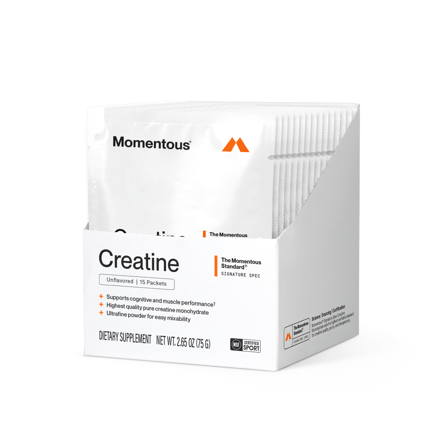 Momentous Creatine 15 Travel Packs