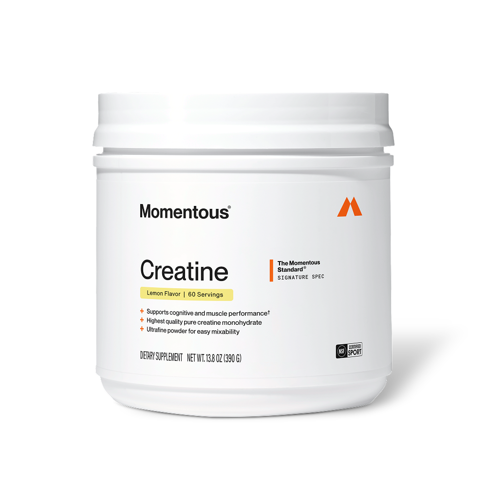 Momentous Creatine Monohydrate 60 Servings Flavors