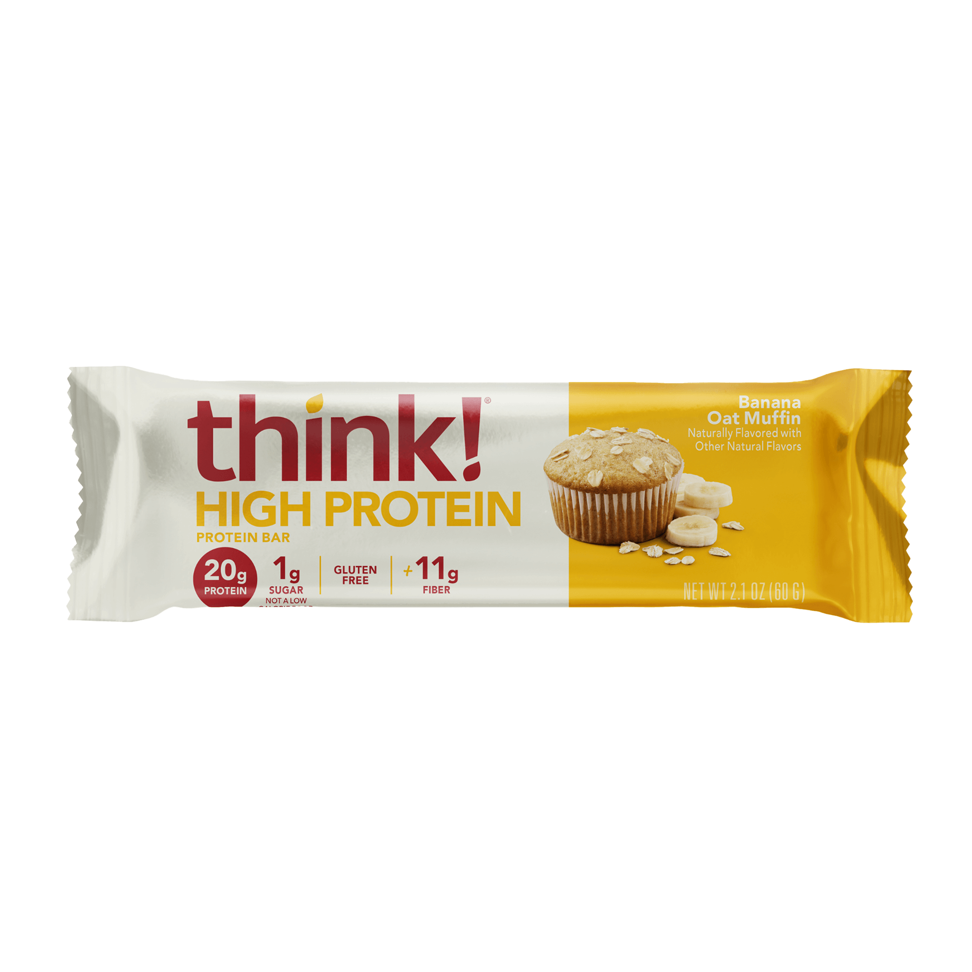 Think Protein High Protein Bar, Banana Oat Muffin