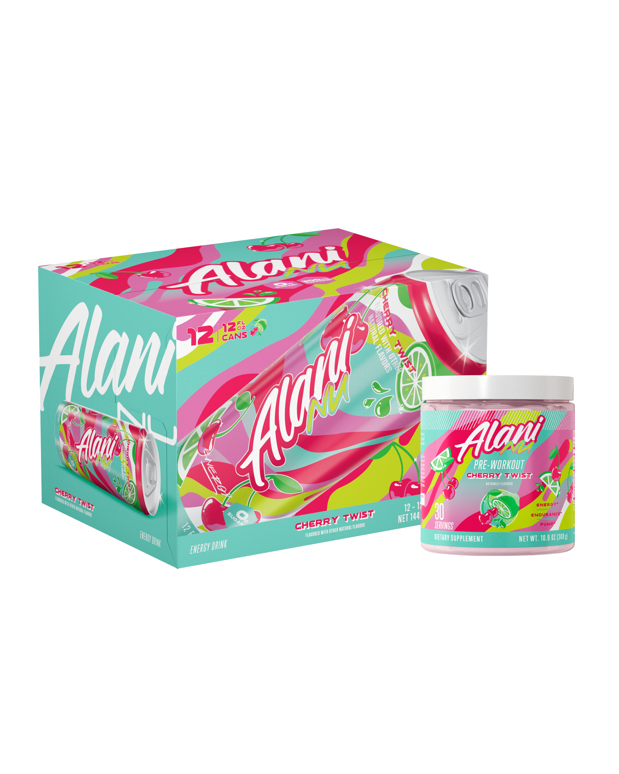 Alani Nu energy drink & pre-workout - cherry Twist