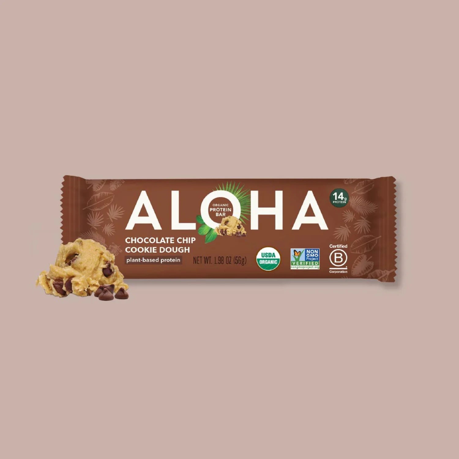 ALOHA Chocolate Chip Cookie Dough - Protein Bars