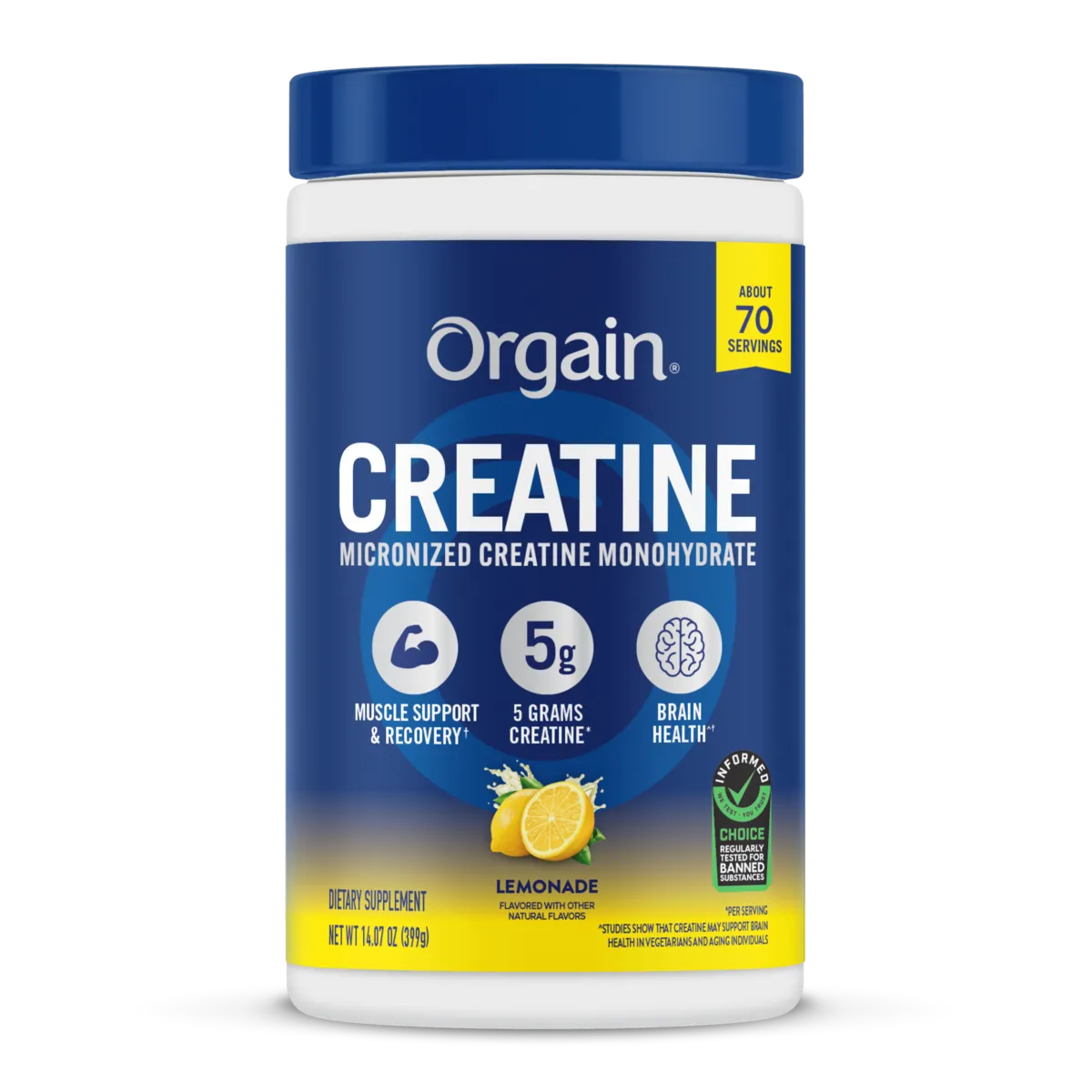 Orgain Creatine Powder - Lemonade