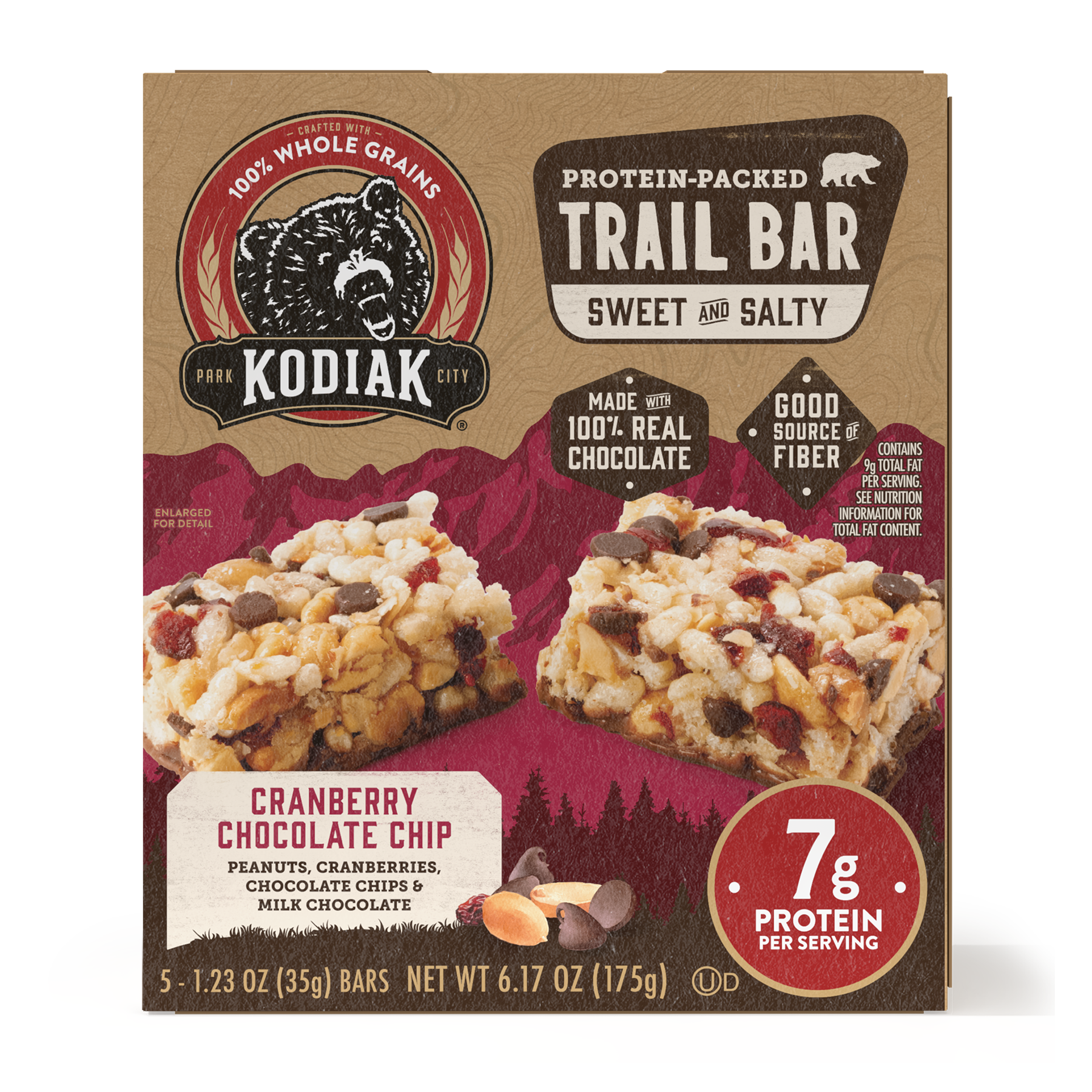 Kodiak Cakes Cranberry Chocolate Chip Trail Bars
