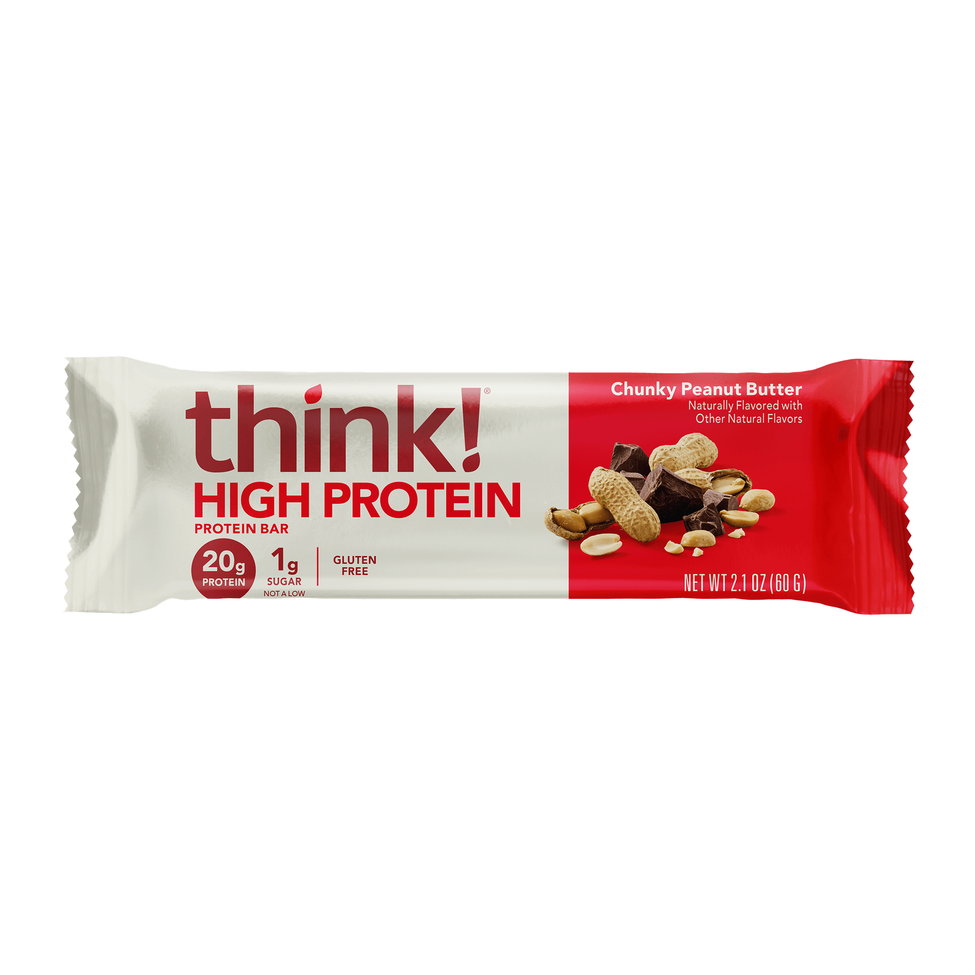 Think Protein High Protein Bar, Chunky Peanut Butter