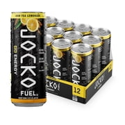 Jocko GO Energy Drink - KETO, Vitamin B12, Vitamin B6, Electrolytes - 12 Pack (Iced Tea - Lemonade)