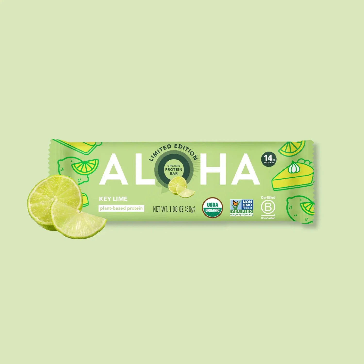 ALOHA Key Lime - Protein Bars