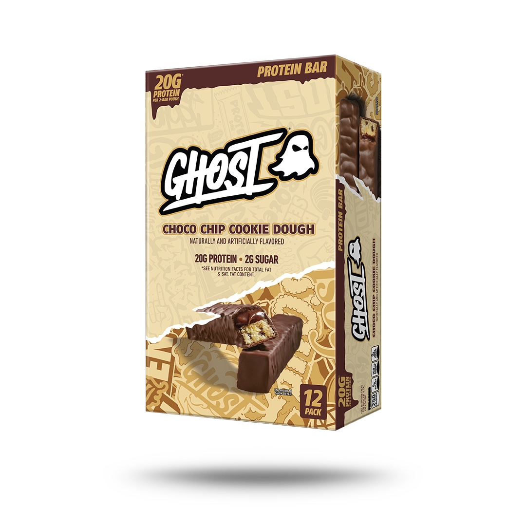 GHOST® PROTEIN BARS | CHOCO CHIP COOKIE DOUGH 12 PACK
