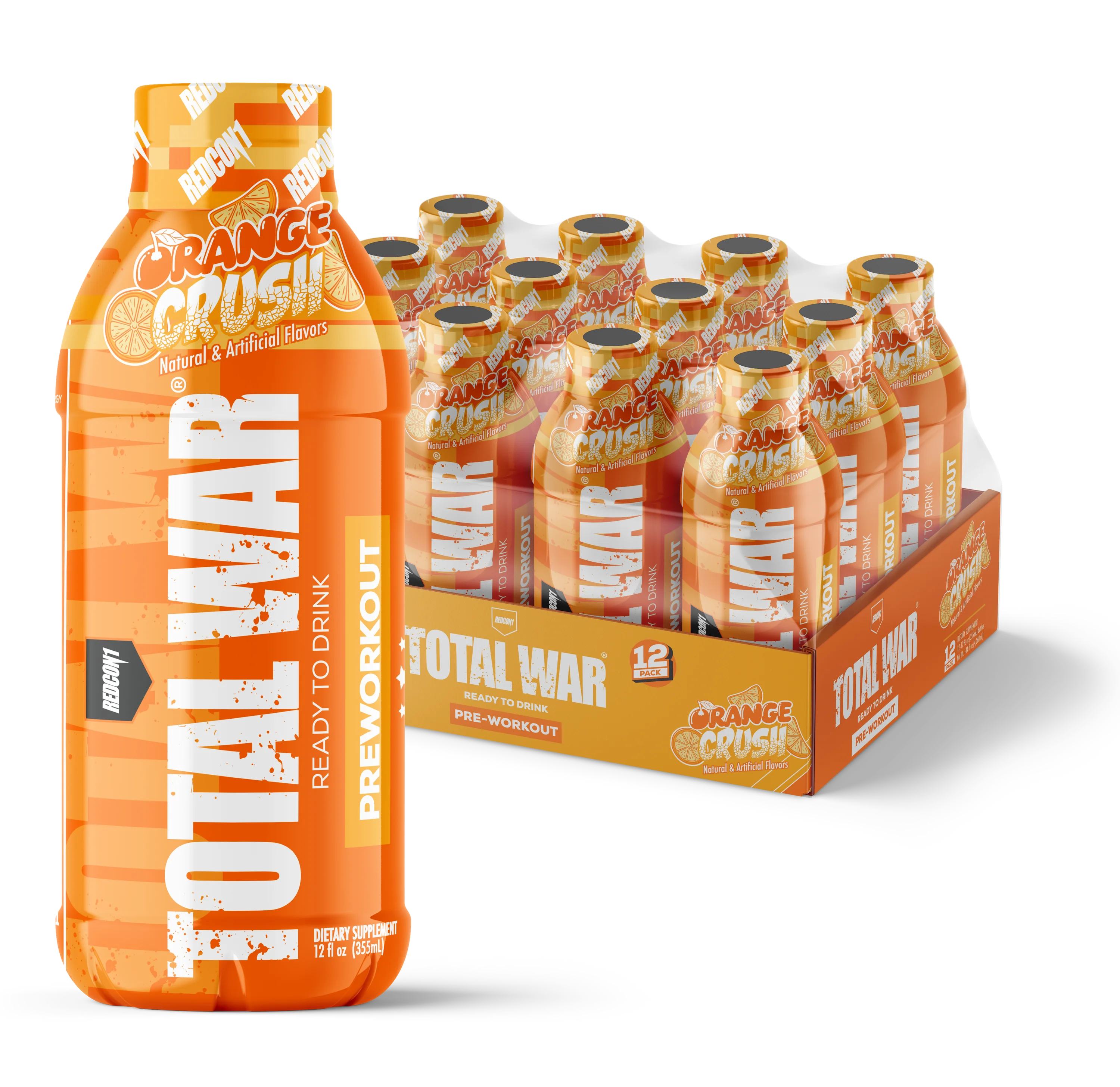 Redcon1 TOTAL WAR Ready To Drink Preworkout (12 Servings)