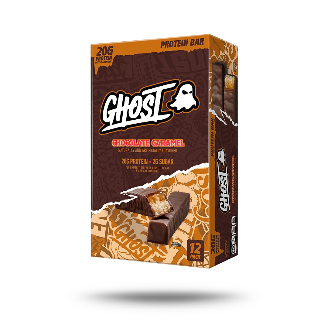 GHOST® PROTEIN BARS | CHOCOLATE CARAMEL 12 PACK