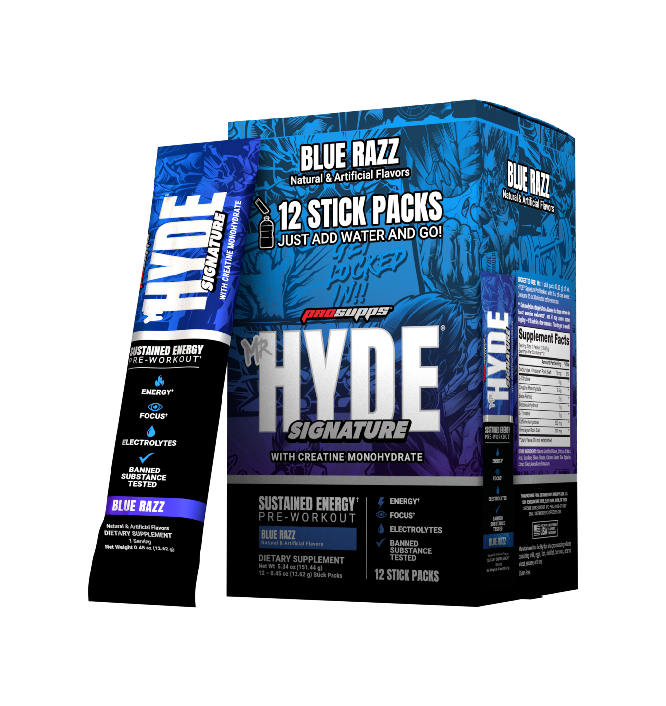ProSupps.com Mr. HYDE Signature On-The-Go 12 Sticks