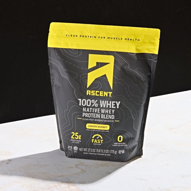 Ascent Protein Lemon Sorbet Protein Powder