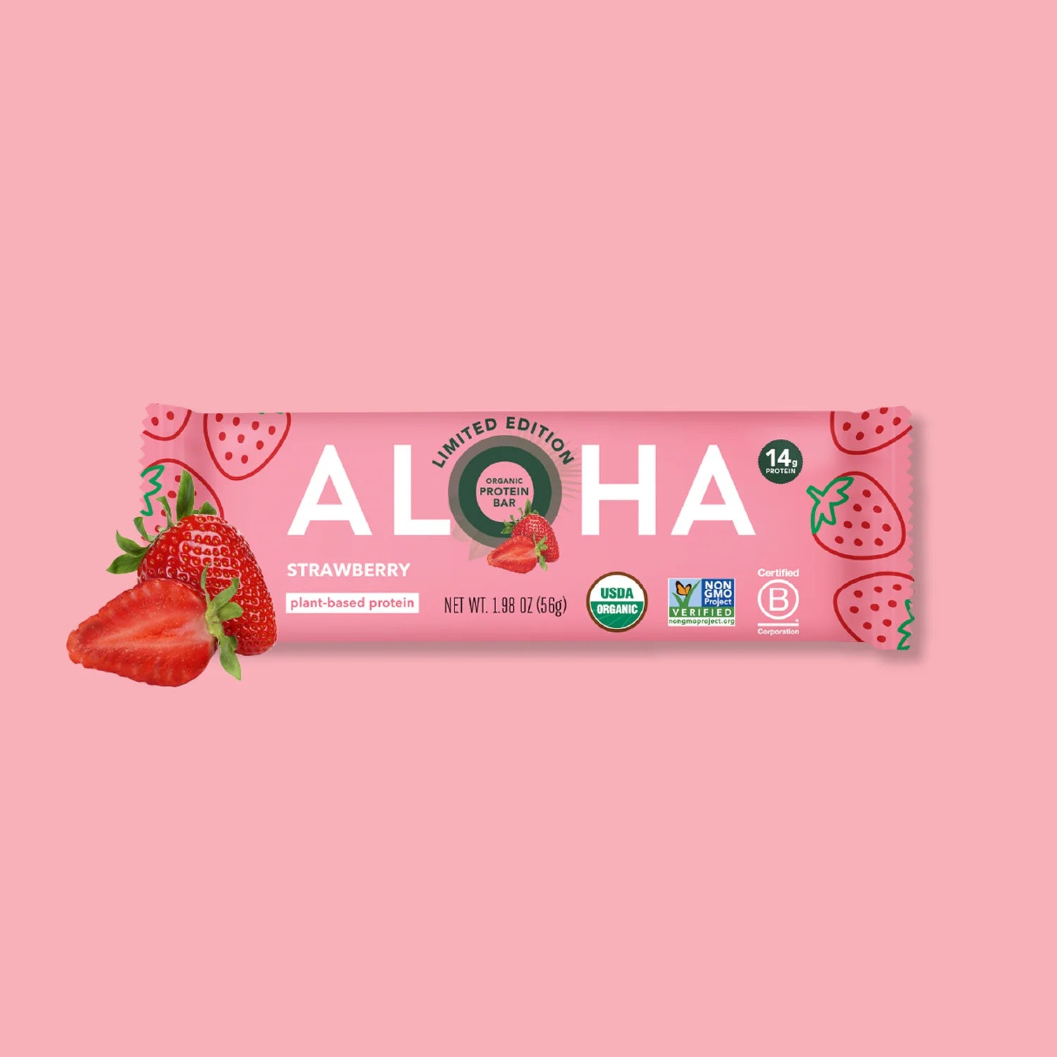 ALOHA Strawberry - Protein Bars