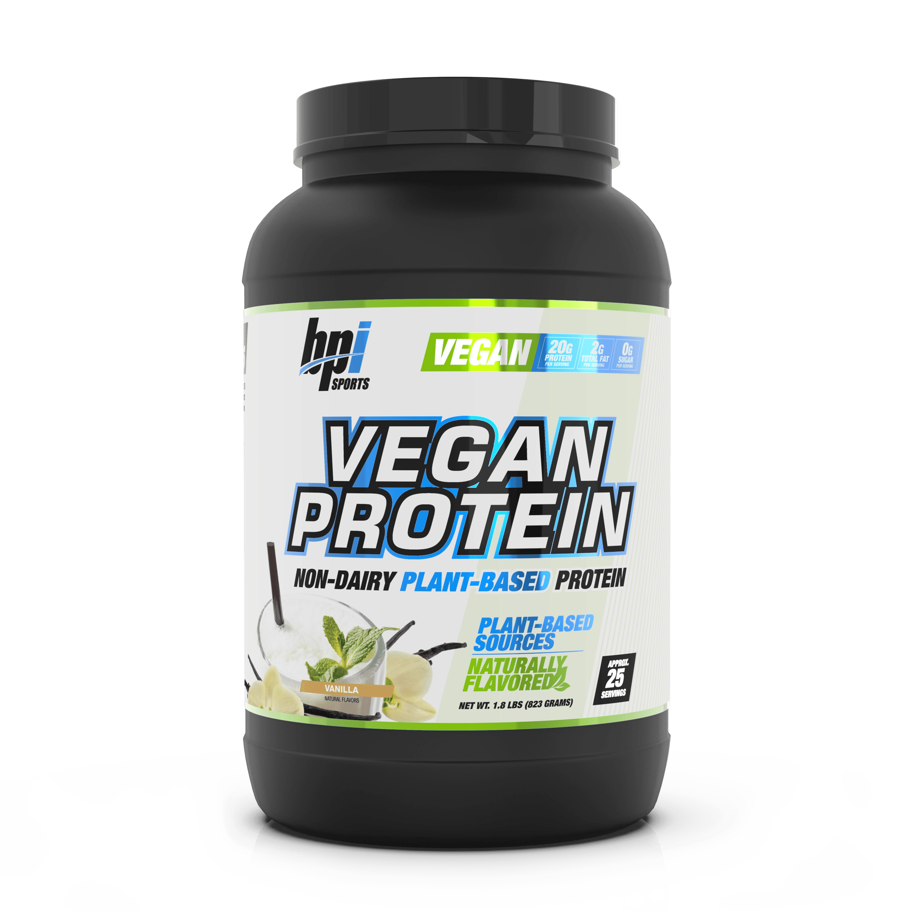 BPI Sports Vegan Protein - Non-Dairy Plant-Based Protein (1.9 lbs)