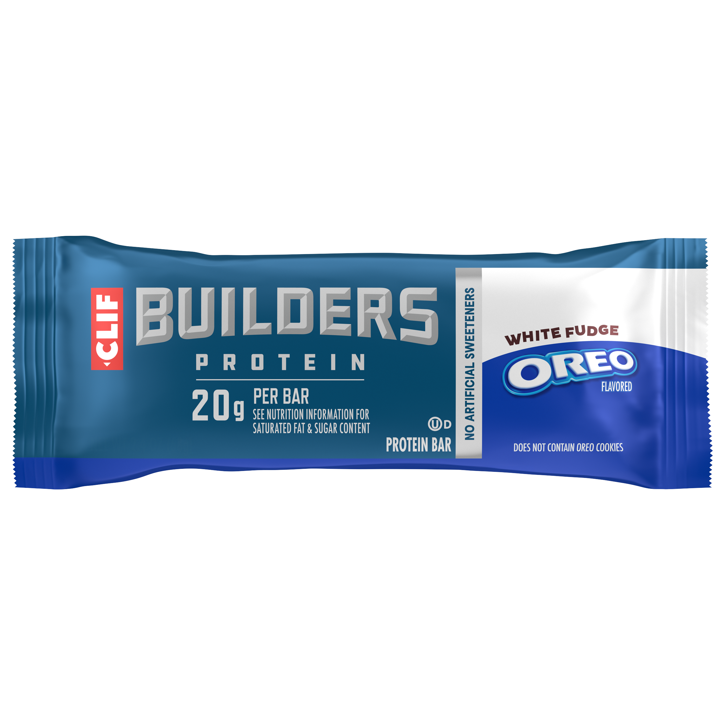 BUILDERS CLIF BUILDERS White Fudge OREO-Flavored Plant Based Protein Bars