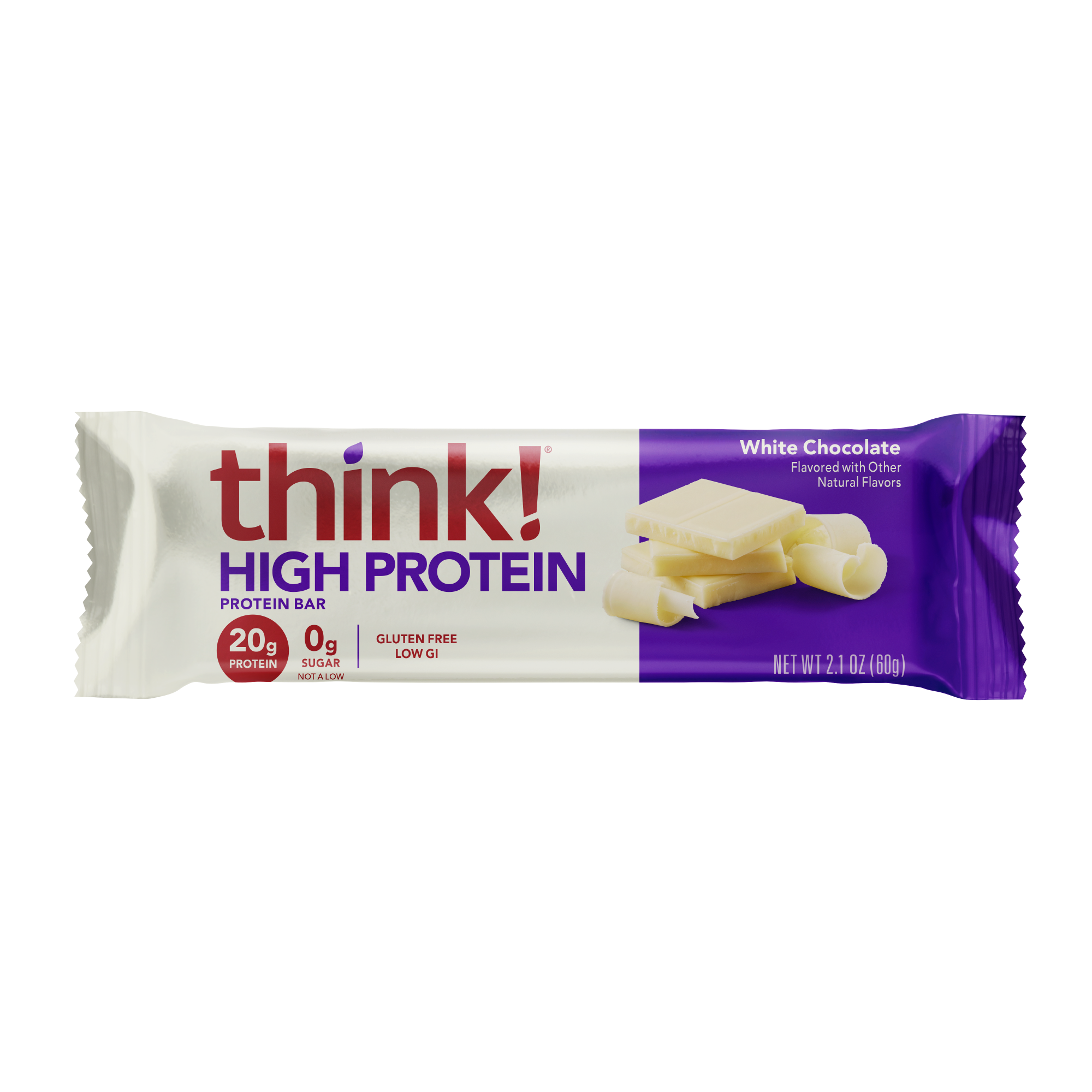 Think Protein High Protein Bar, White Chocolate
