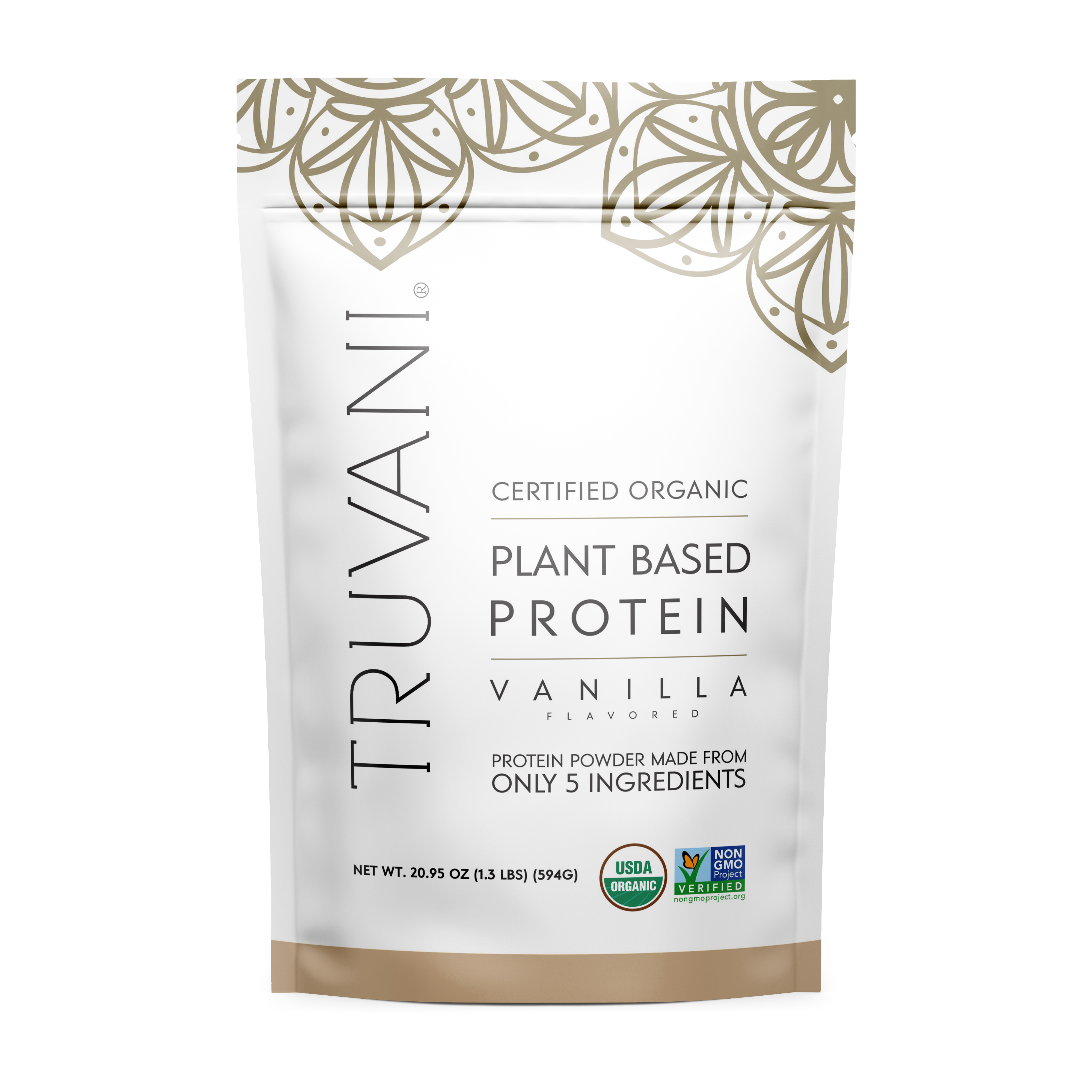 TRUVANI Plant Based Protein Powder (20 Servings)