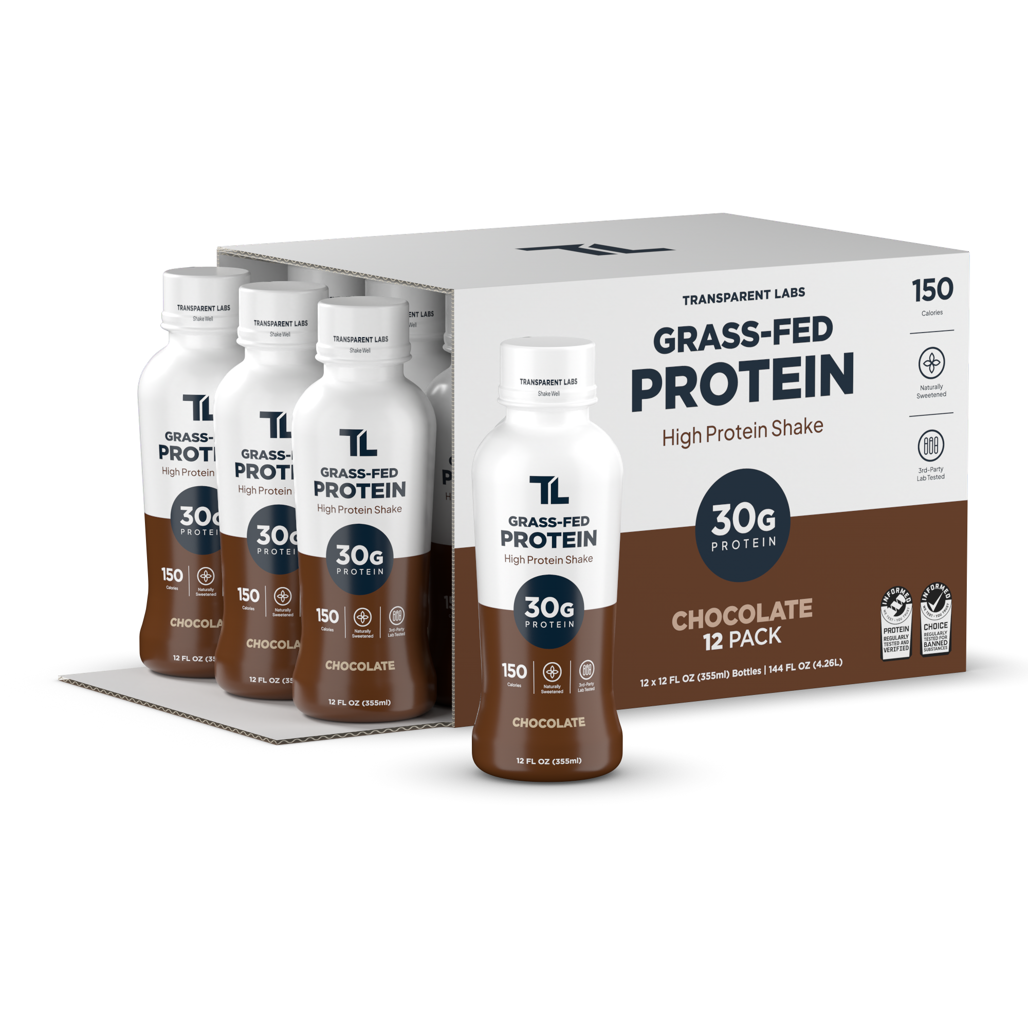 Transparent Labs Grass-Fed Protein Shake