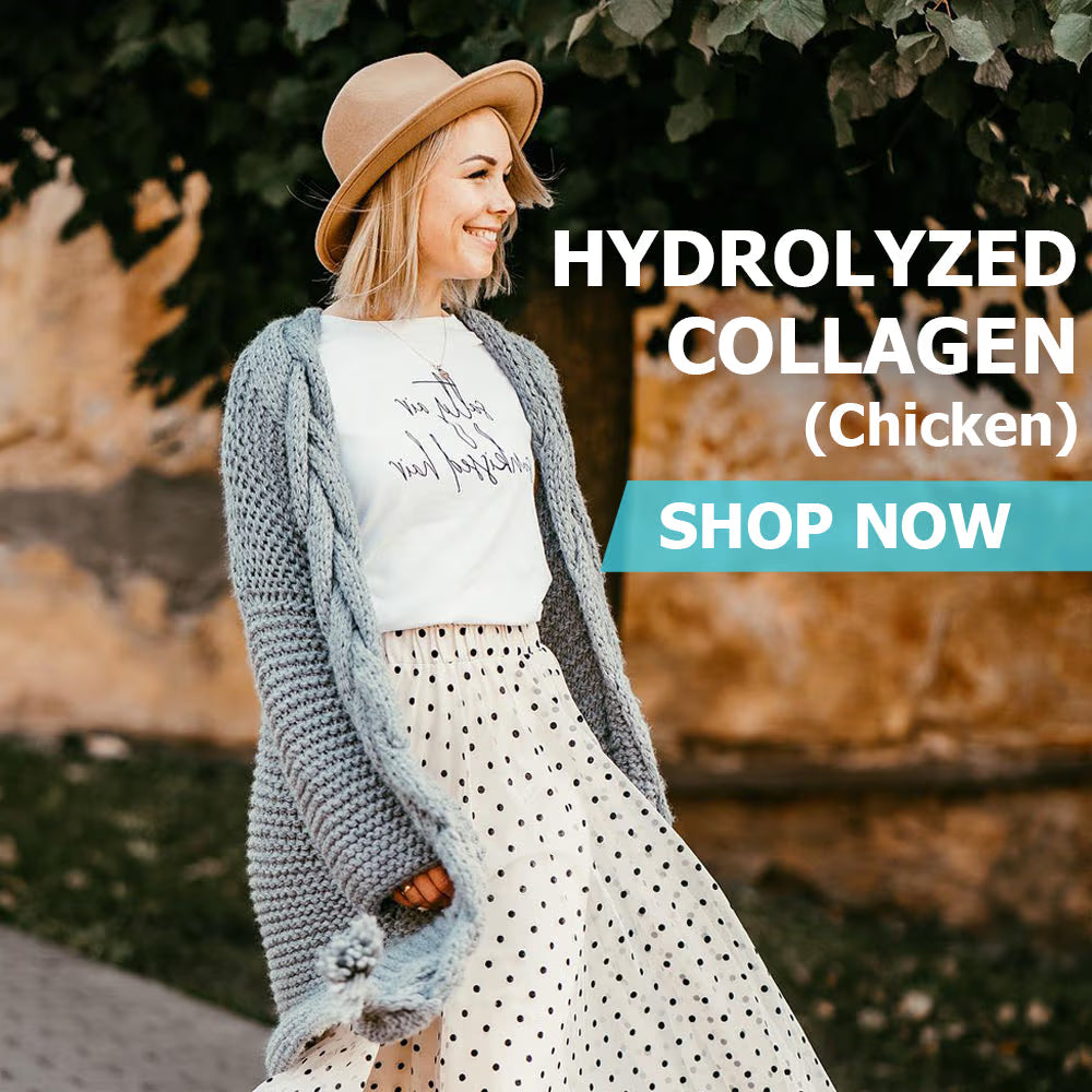 purebulkinc Hydrolyzed Collagen Peptides (Chicken) (Type II) Powder Bulk