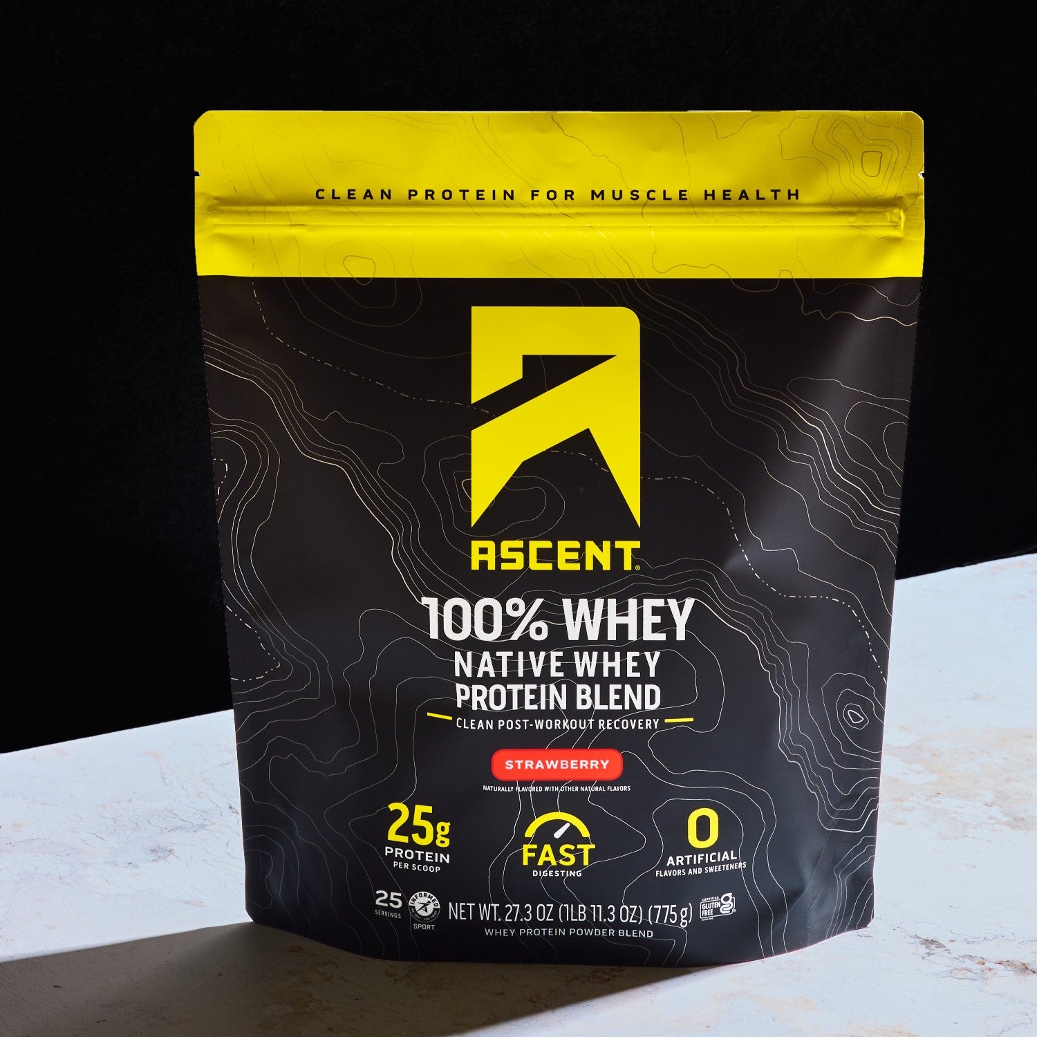 Ascent Protein Strawberry Protein Powder