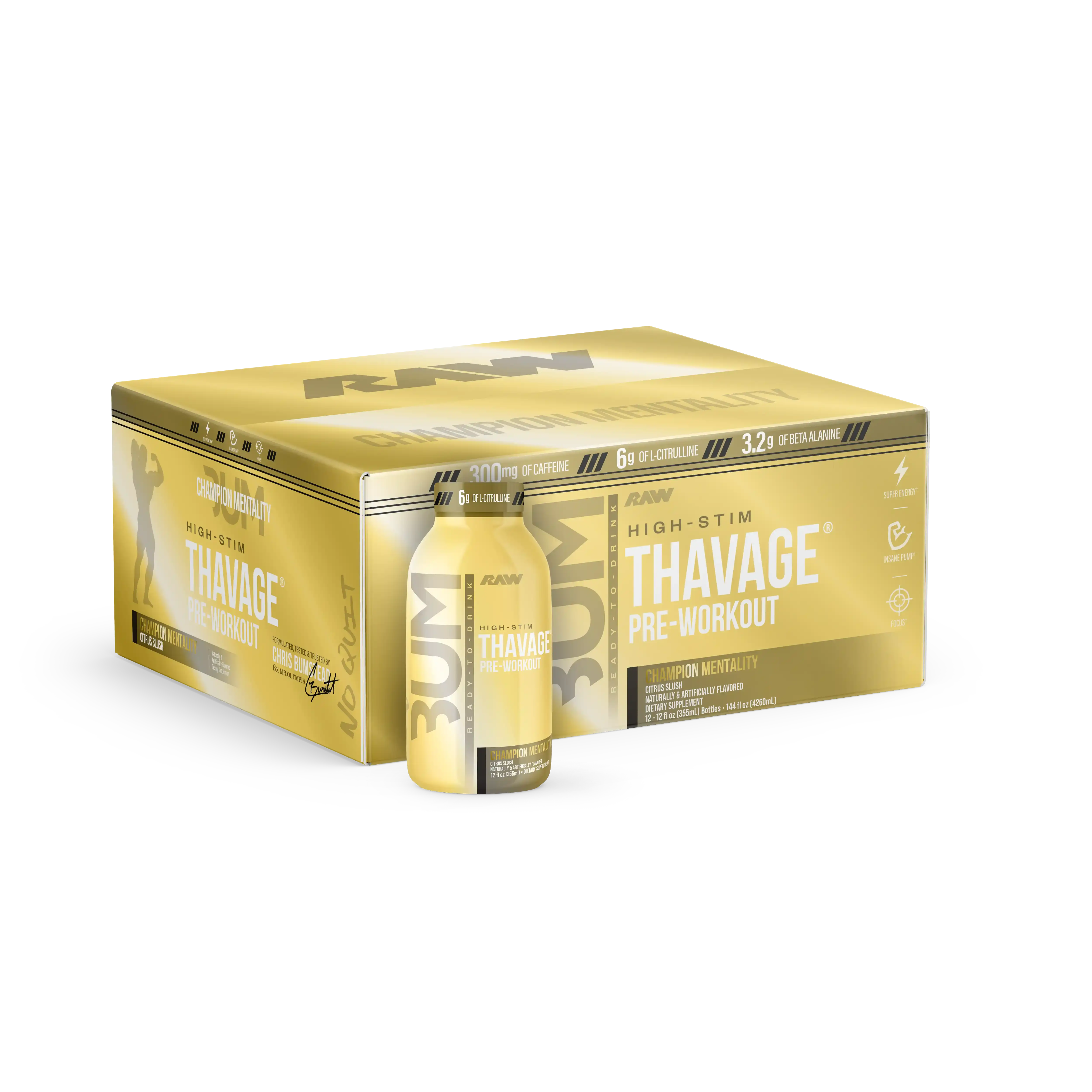 BUM Energy Thavage RTD Pre-Workout