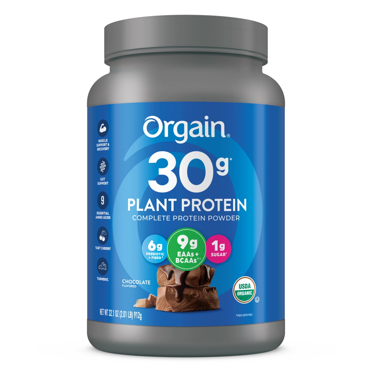 Orgain 30g Plant Protein Powder - Chocolate