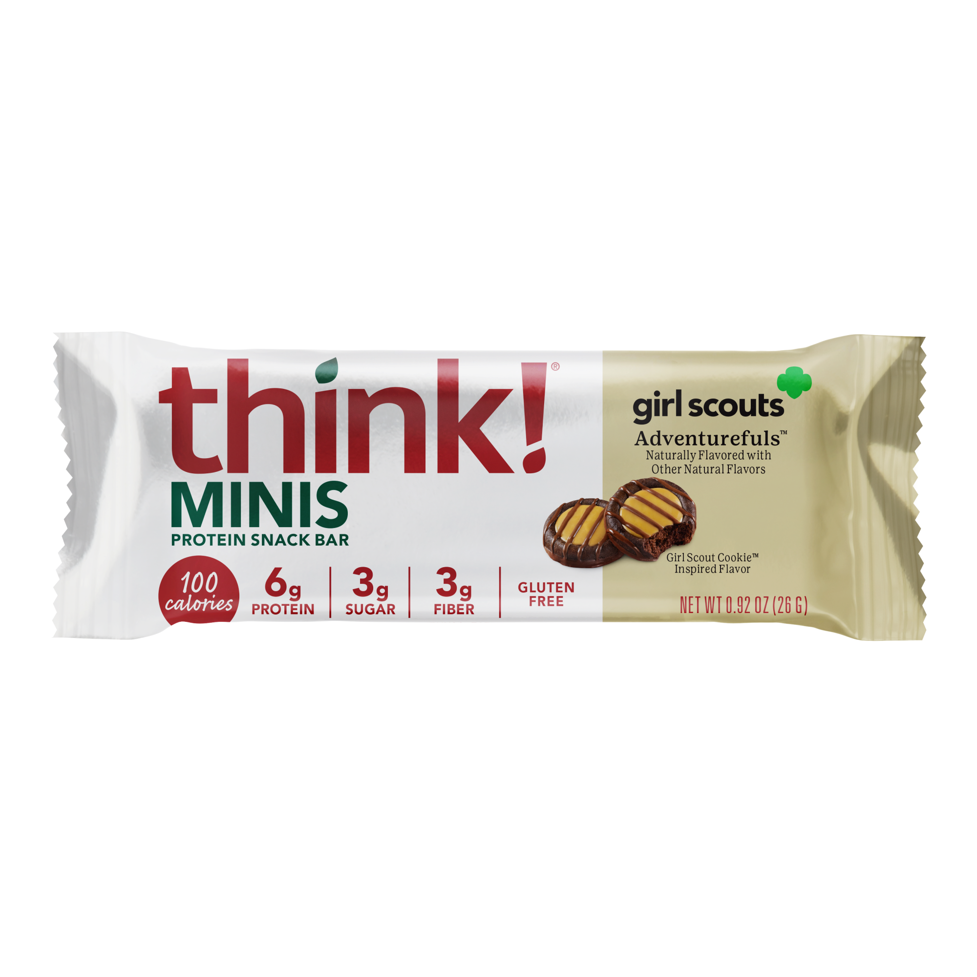 Think Protein MINIS Protein Snack Bar, Girl Scouts Adventurefuls™