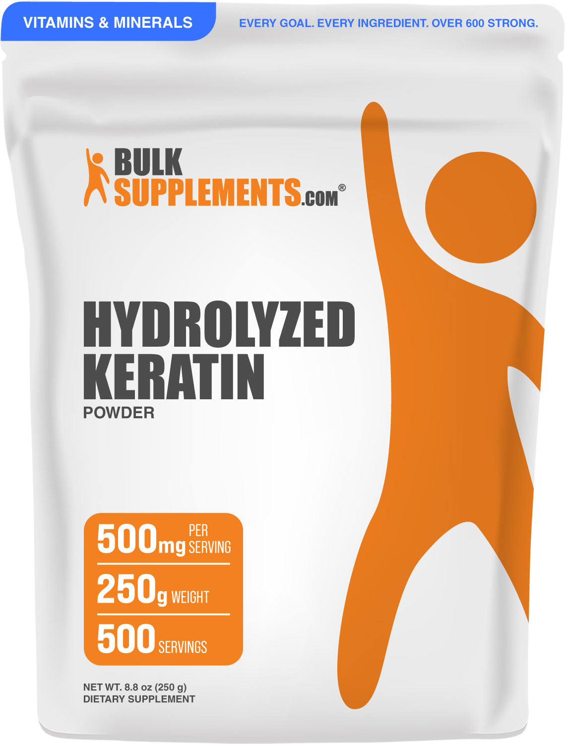 BulkSupplements.com Hydrolyzed Keratin Powder