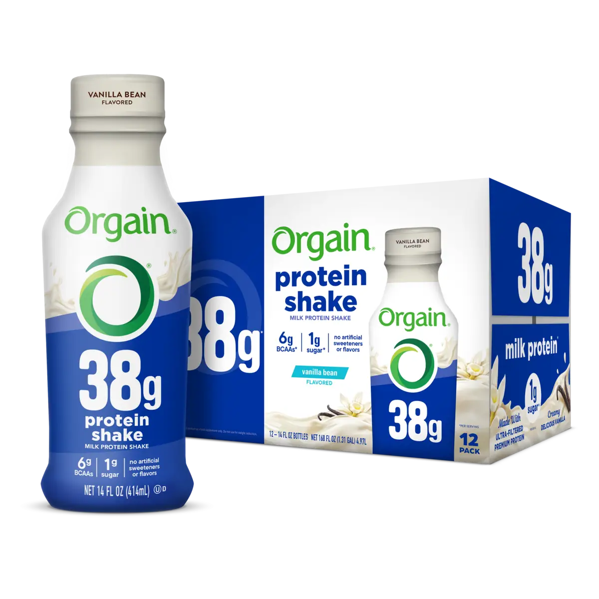 Orgain 38g Protein Shake - Vanilla Bean
