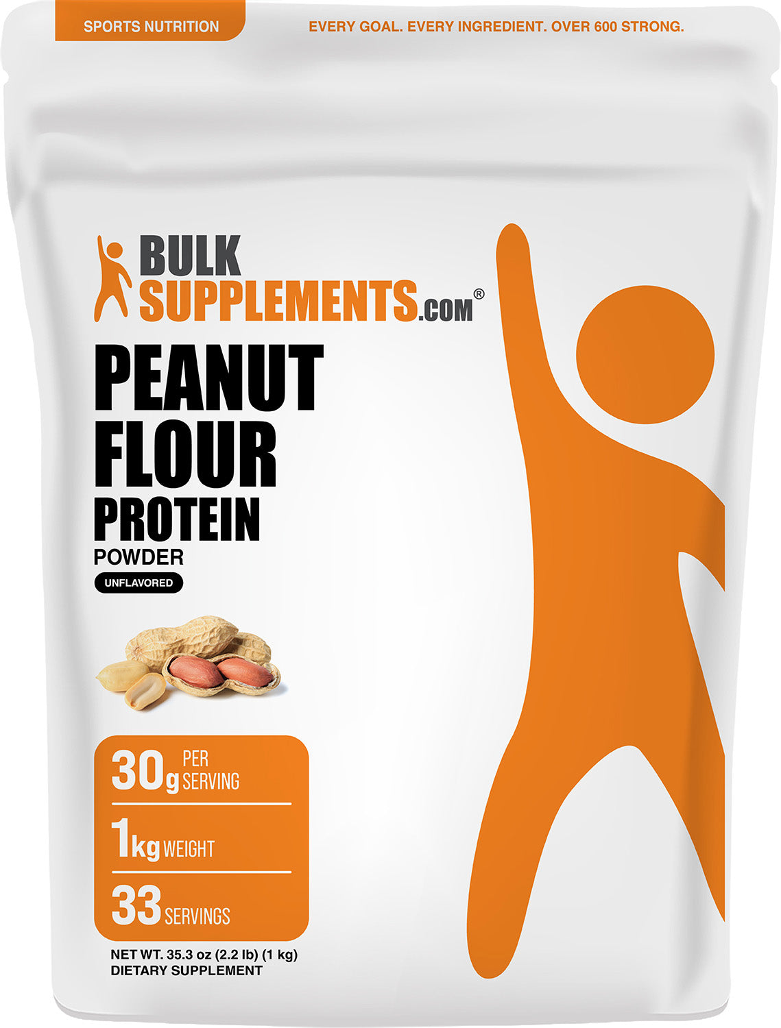 BulkSupplements.com Peanut Flour Protein Powder