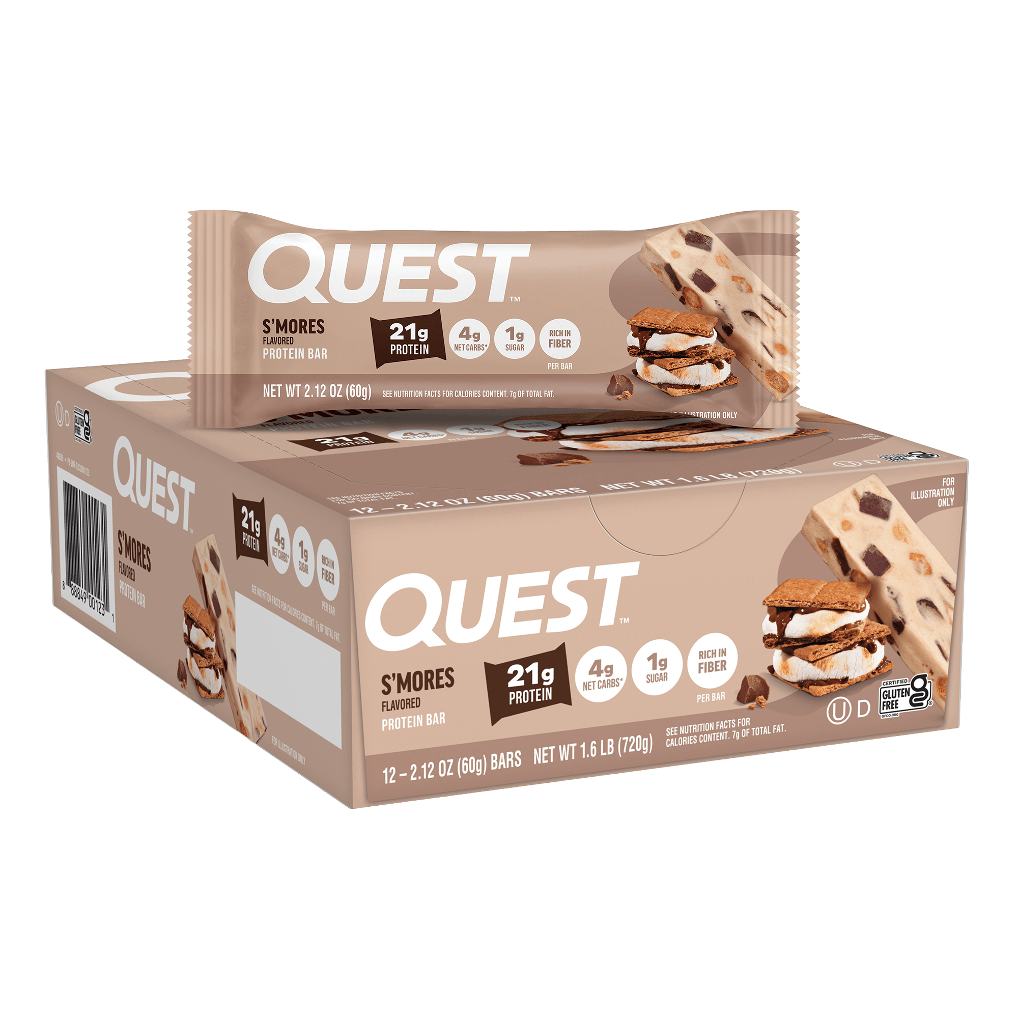 Quest Nutrition S'Mores Protein Bars