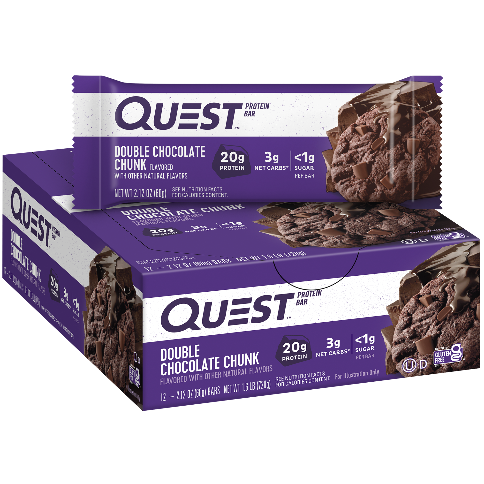 QuestNutrition Double Chocolate Chunk Protein Bars