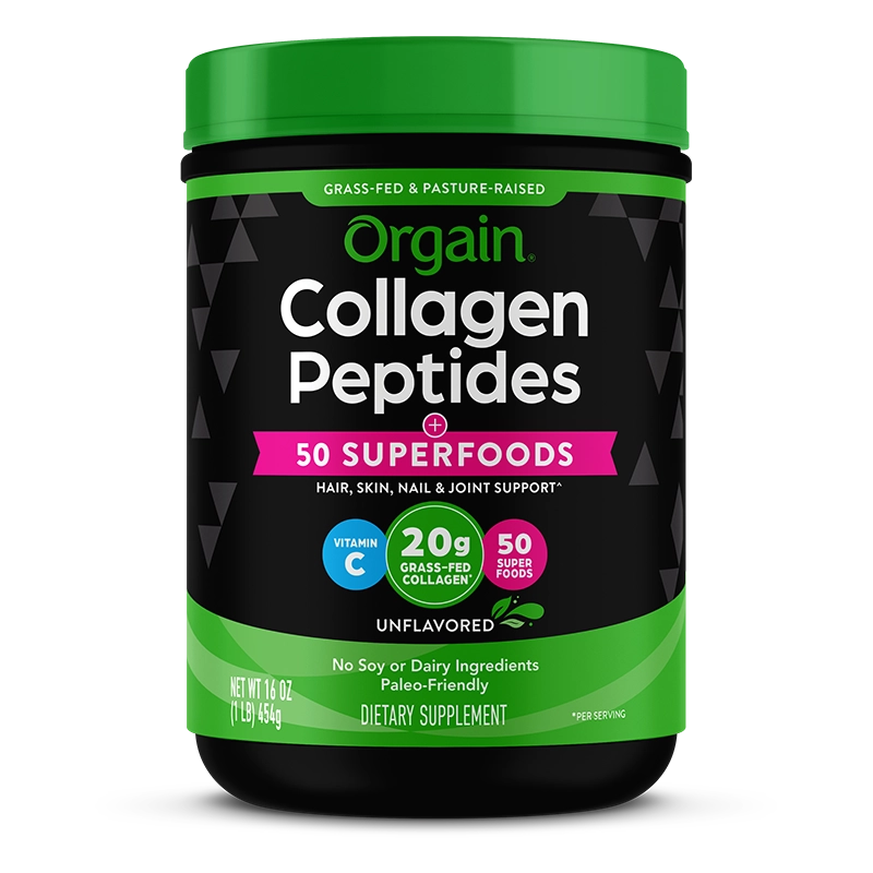 Orgain Grass-Fed Pasture Raised Collagen Peptides + Superfoods Powder