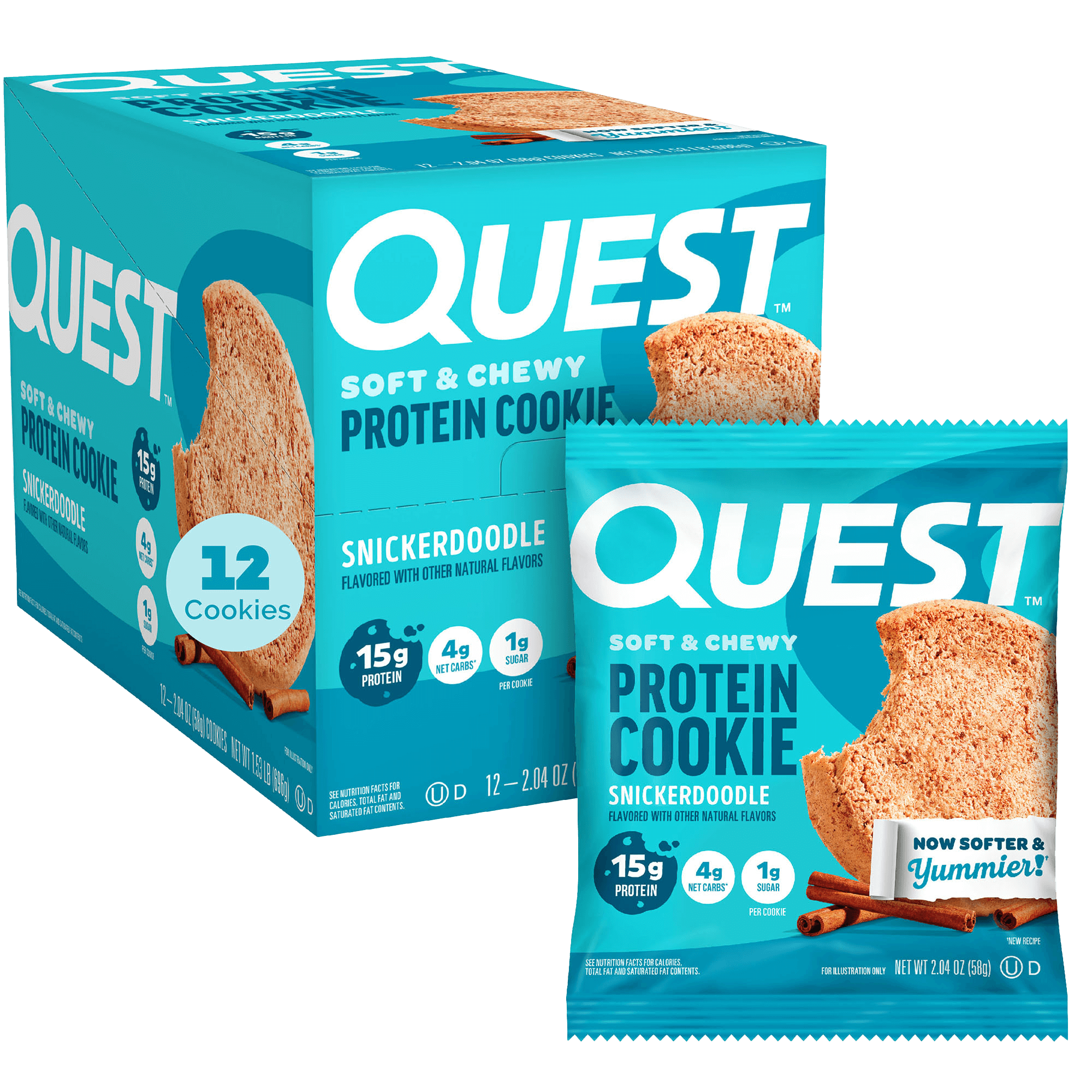 Quest Nutrition Snickerdoodle Protein Cookies