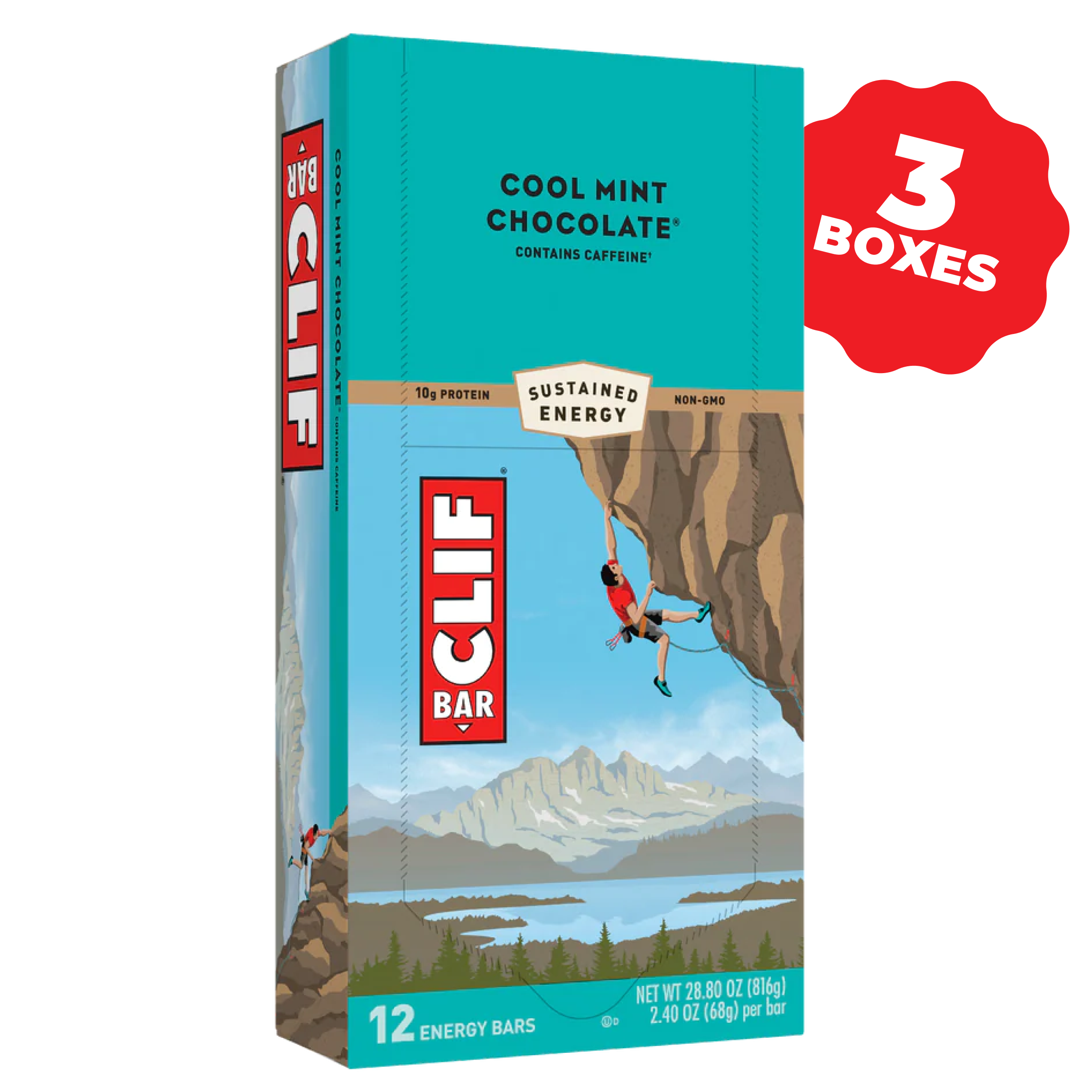 CLIF Cool Mint Chocolate, 36 Bars
