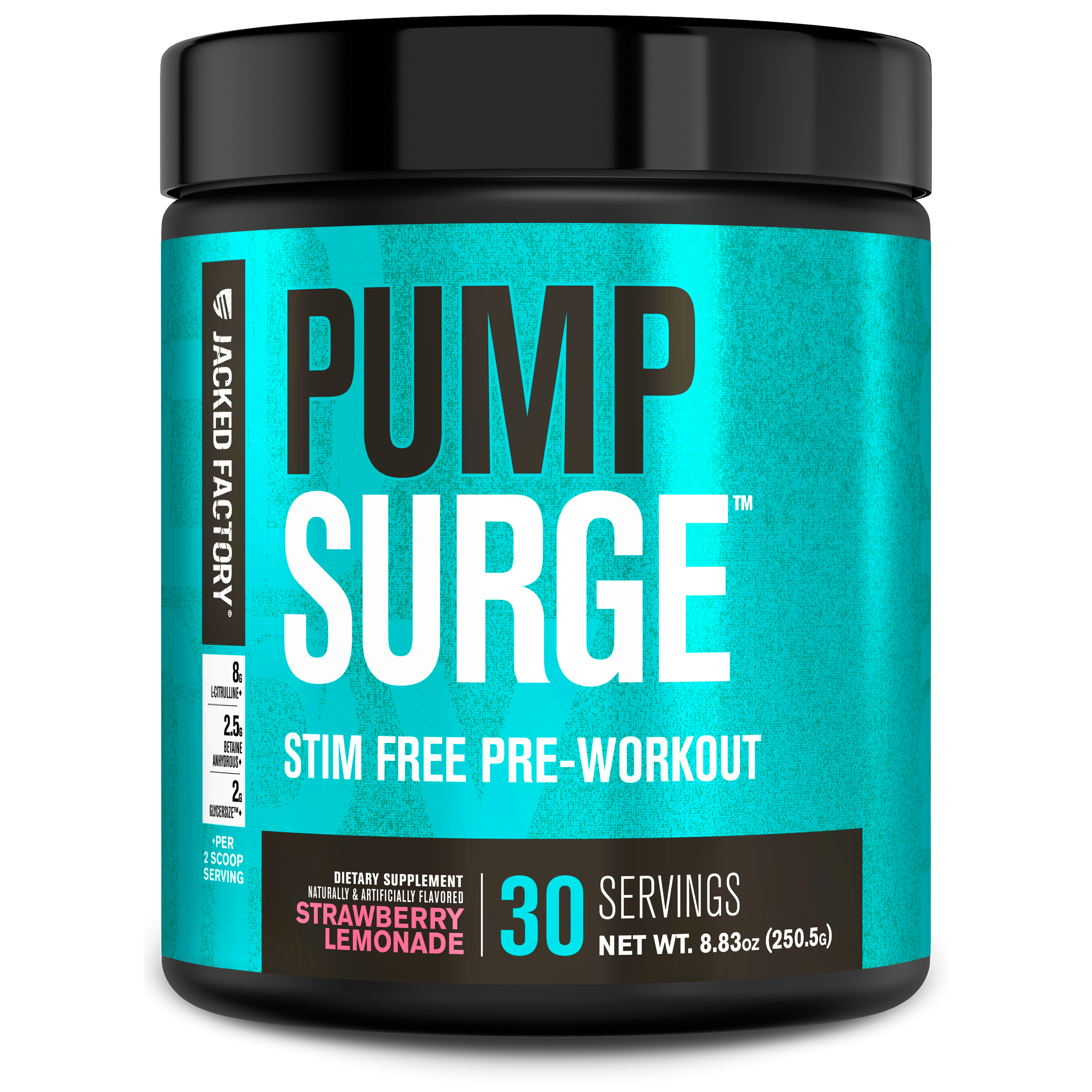 jacked-factory Pump Surge - Stim Free Pump & Nootropic Pre-Workout