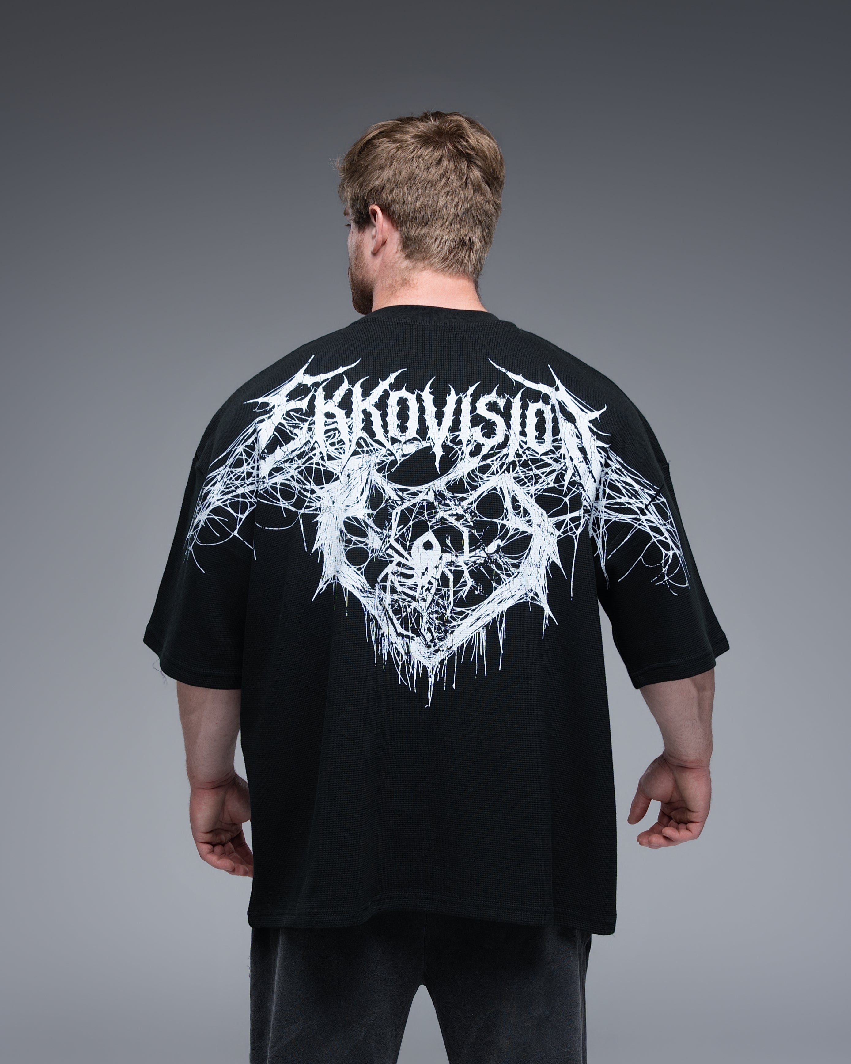 ekkovision Waffle Project: Spider Web Heavy Weight Pump Cover 100% Cotton