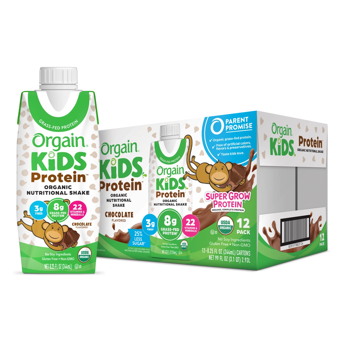 Orgain Kids Protein Organic Nutrition Shake - Chocolate