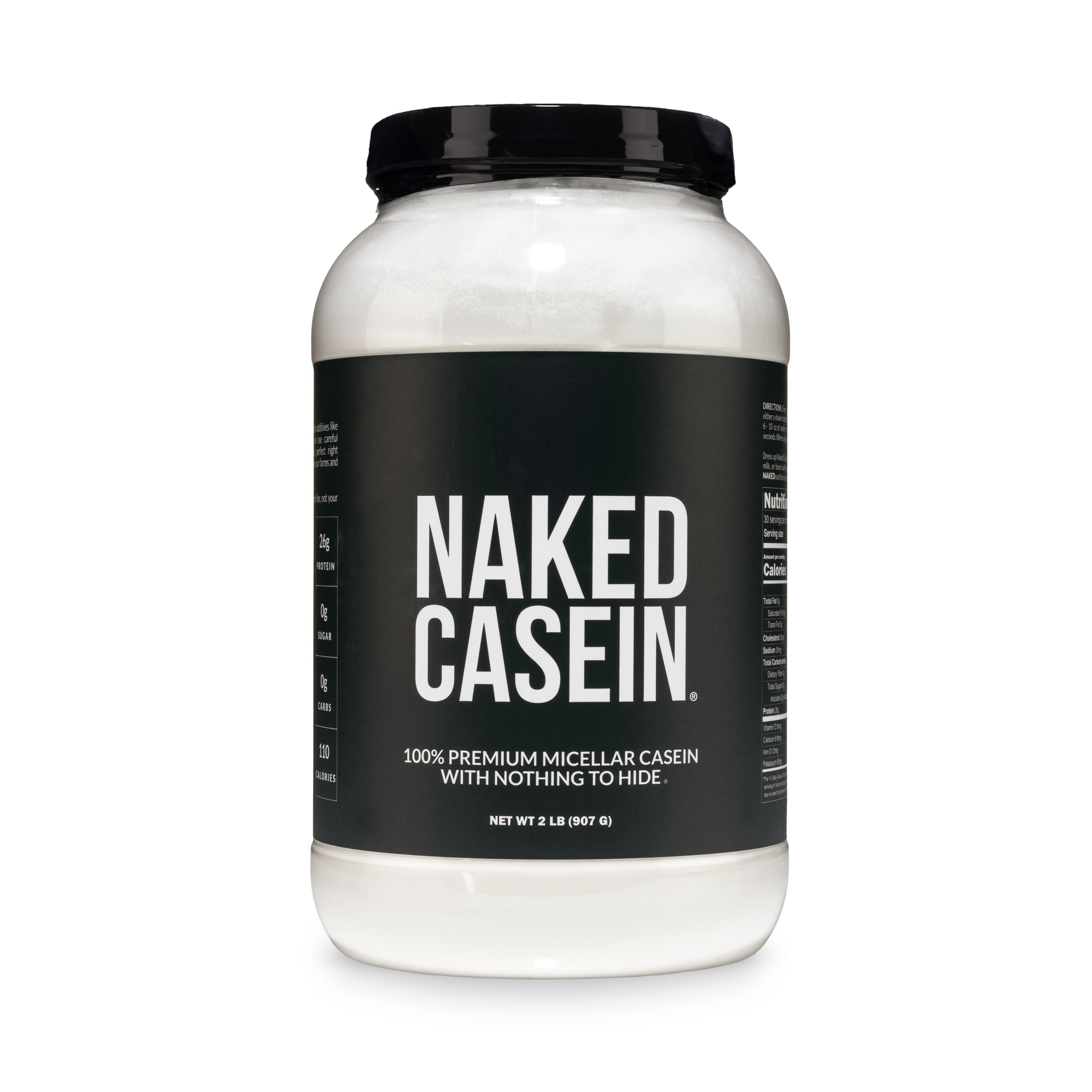 nakednutrition Micellar Casein Protein Powder | Naked Casein - 2LB