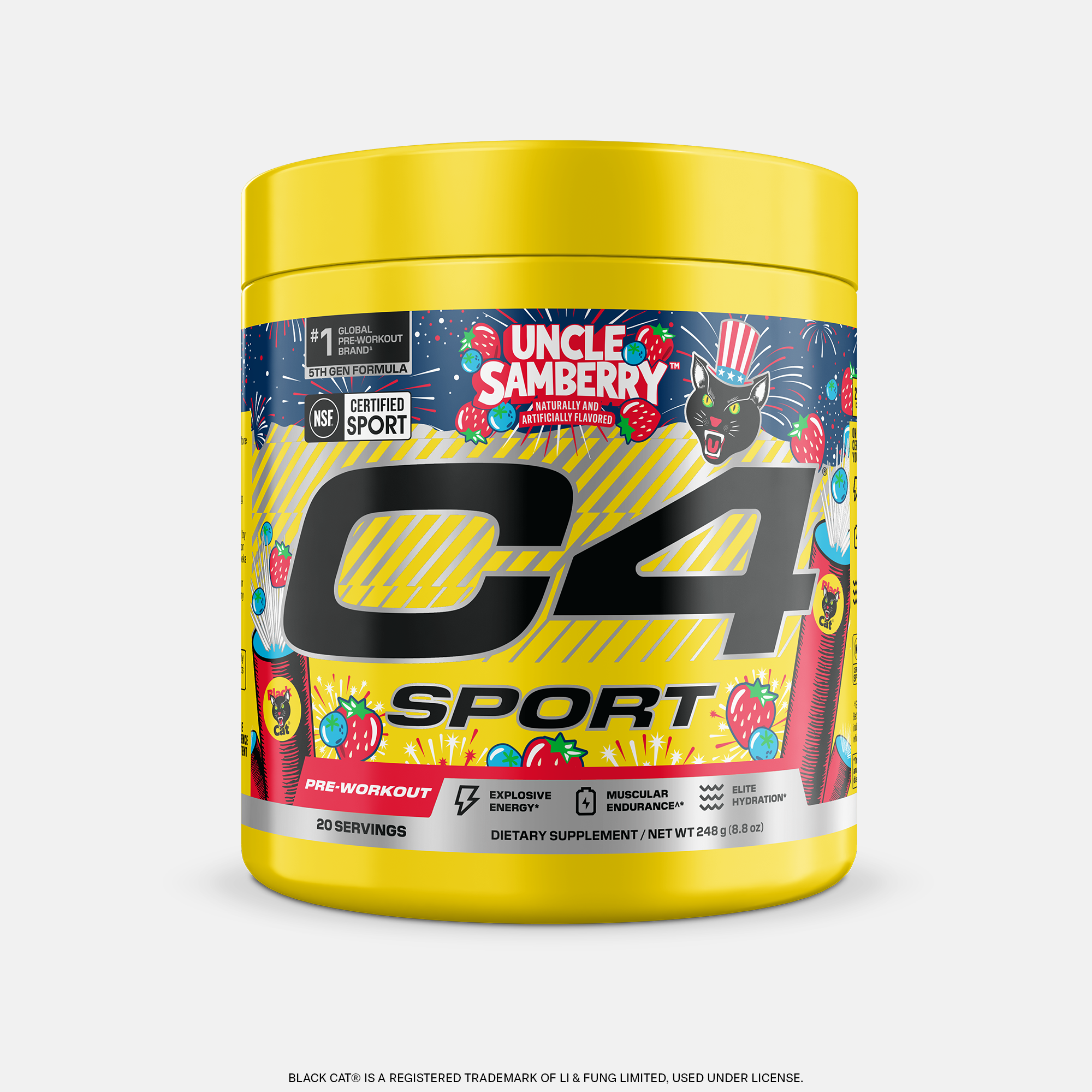 Cellucor C4 Sport® Pre-Workout x Black Cat®