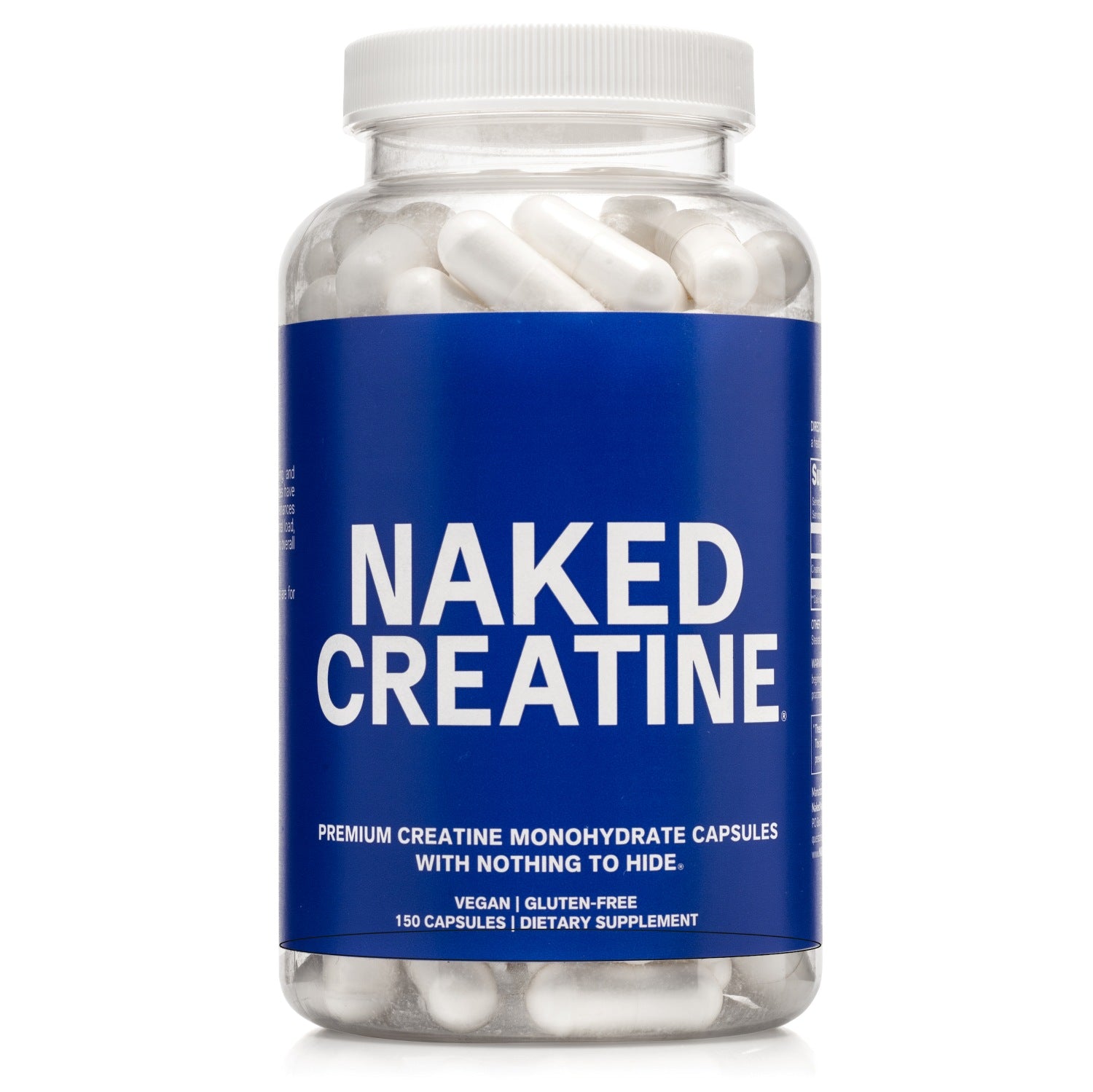 Naked Nutrition Creatine Capsules | Naked Creatine - 75 Servings