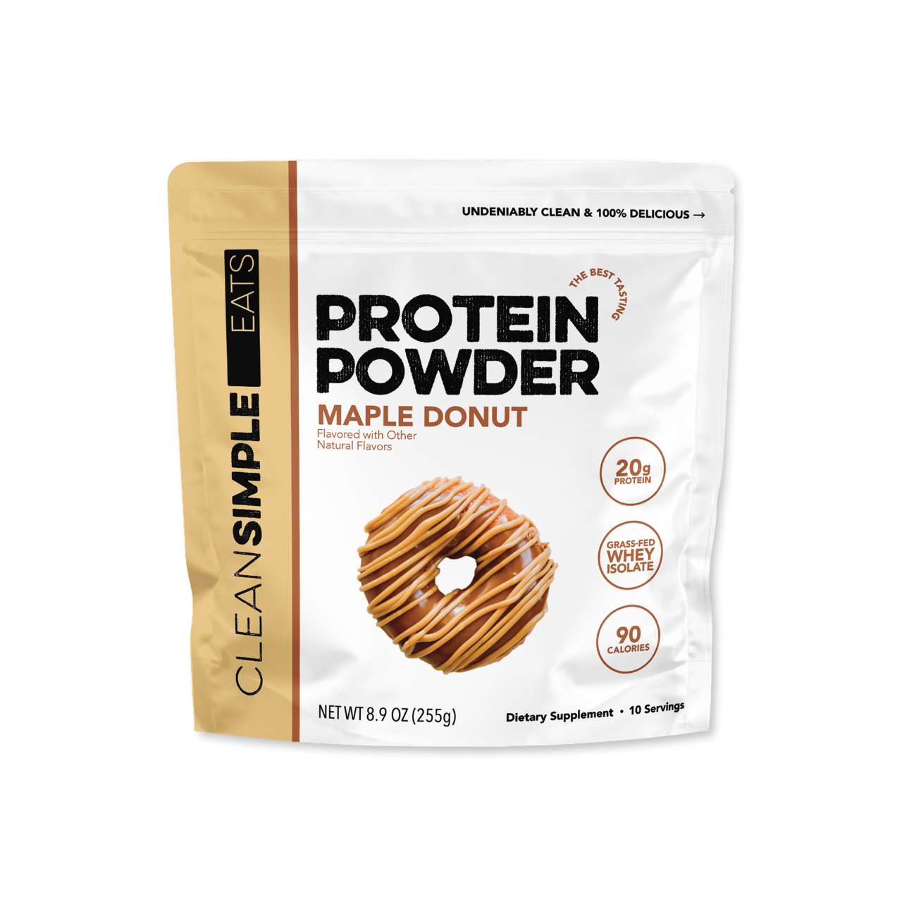 Clean Simple Eats Protein Powder: Maple Donut (10 Serving Bag)