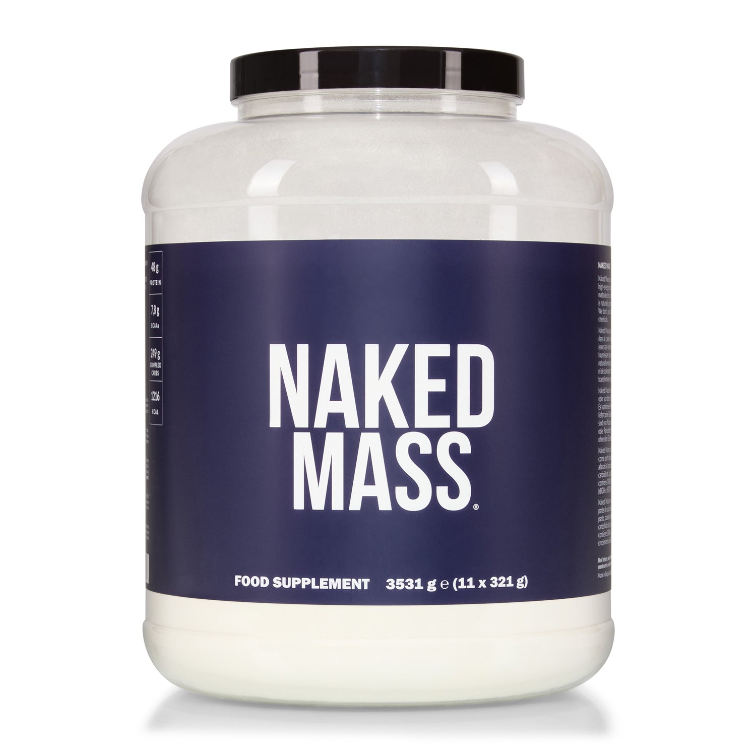 Naked Nutrition Mass Gainer Protein Supplement | Naked Mass