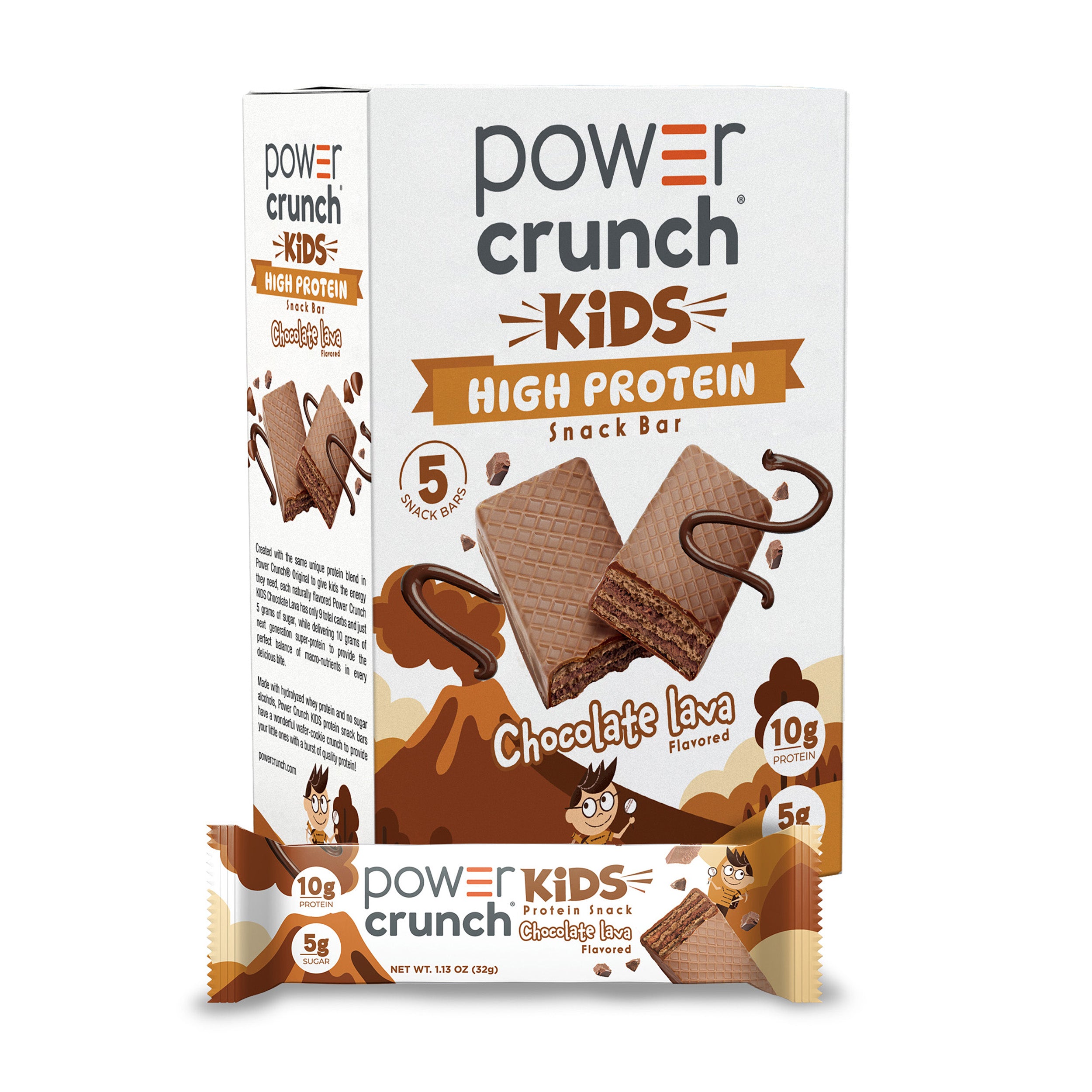 Power Crunch Kids Chocolate Lava Protein Bars