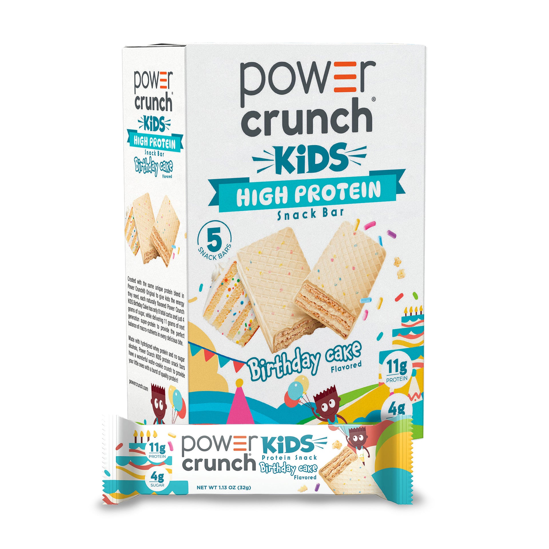 Power Crunch Kids Birthday Cake Protein Bars