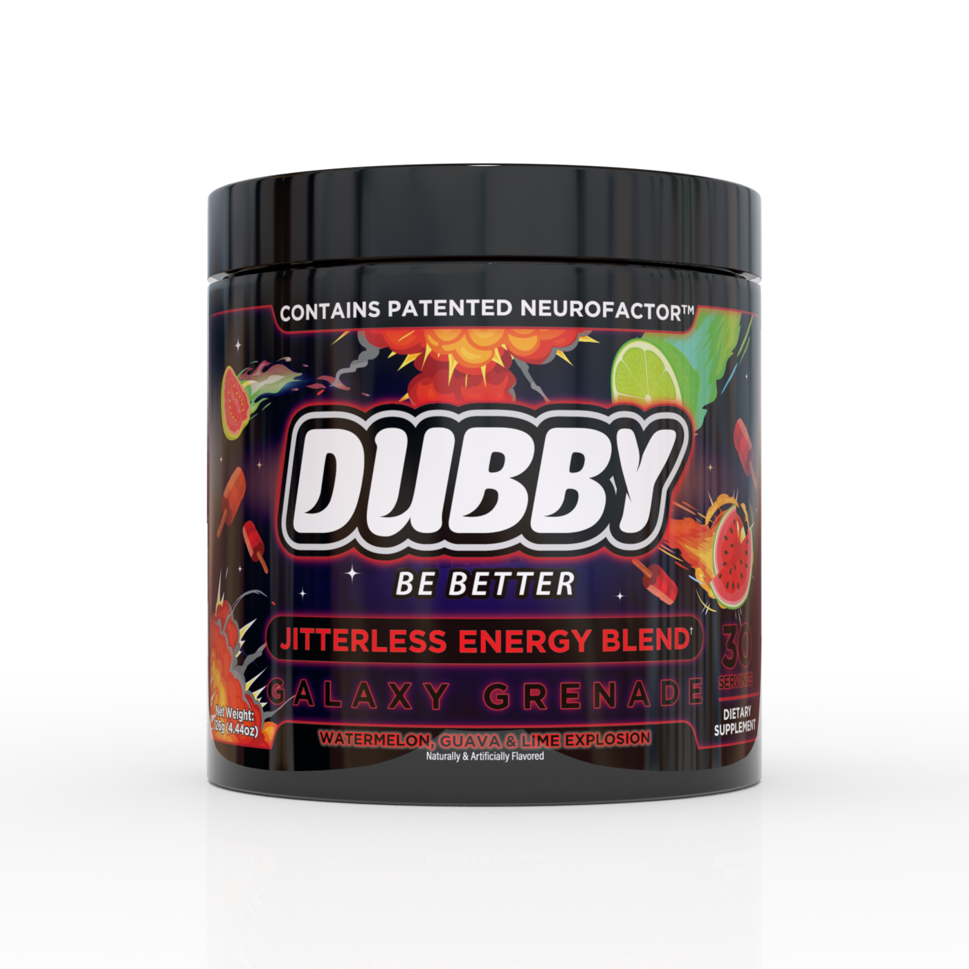 dubbyenergy Galaxy Grenade Energy Drink Tub 30 Servings